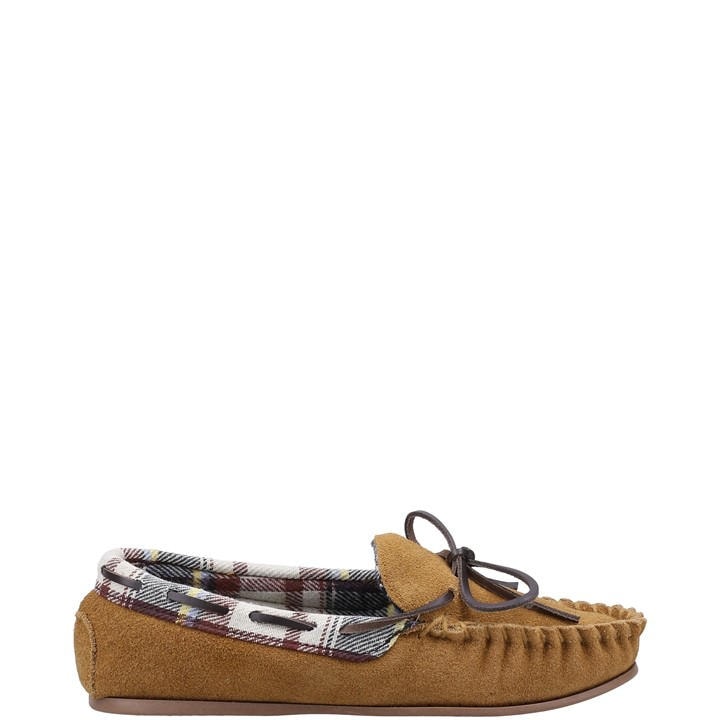 Cotswold Women's Chatsworth Suede Full-Fit Slippers Brown Size 5 (38)