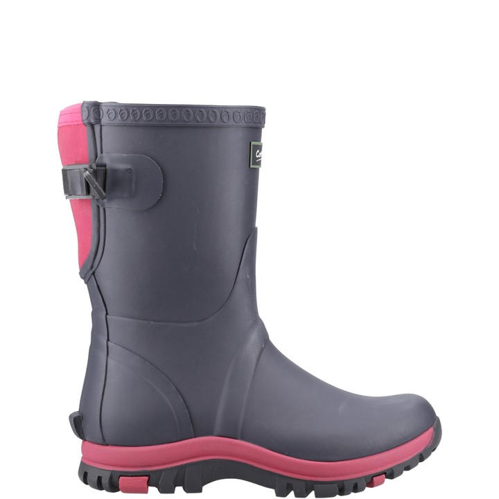 Cotswold Realm Adjustable Short Wellington Boot Blue Size 7 (40)