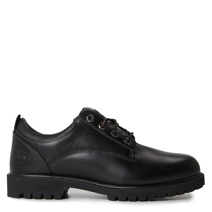 Timberland Dark Brown Full Grain Heritage Lace-Up Shoes - Image 3