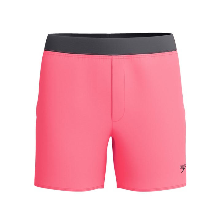 Speedo Men's Lookout Solid Volley Swimming Trunks Black Large - Image 2