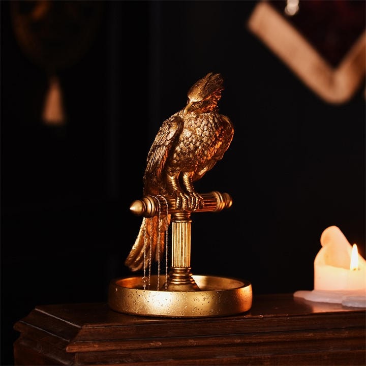 Warner Bros Unisex Gold Harry Potter Alumni Jewellery Stand Fawkes In - Image 7