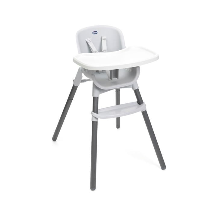 Chicco Newborn Zest 3-In-1 Folding -Stage Highchair - Moon Grey - Adjustable - Image 3