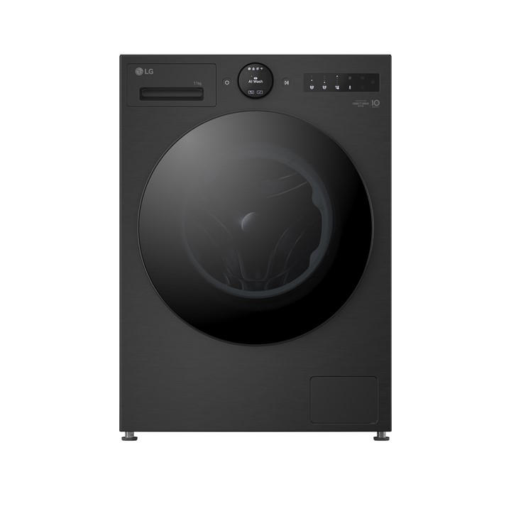 LG - Washing Machine - F4X7011TBB - 11 kg - 1400 RPM - AI DD - TurboWash 360 - Steam - Black - Image 9