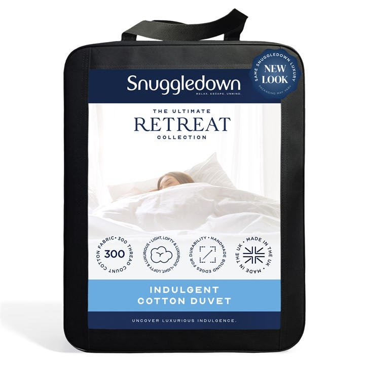 Snuggledown Retreat Indulgent Cotton 10.5 Tog Duvet White King