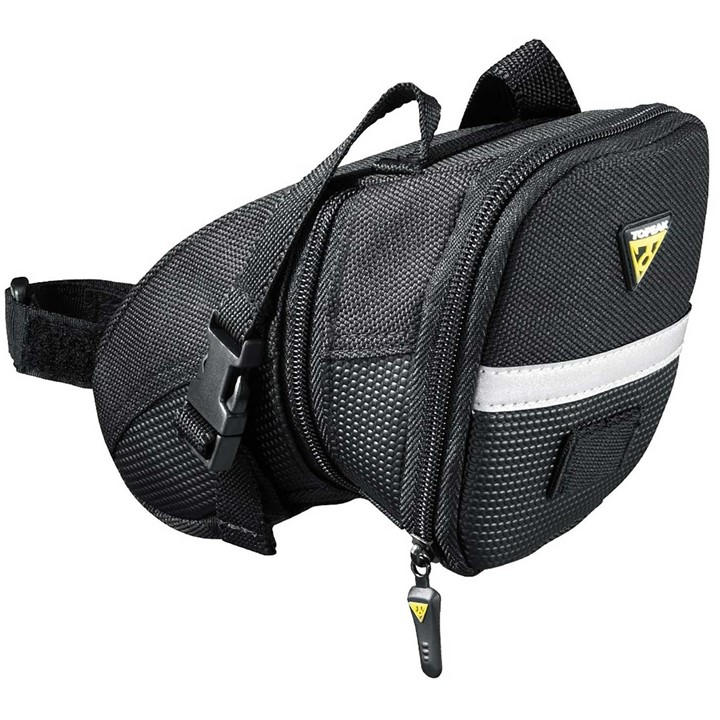 Topeak Black/Grey Aero Wedge Bag - / / Medium - Straps - Image 4