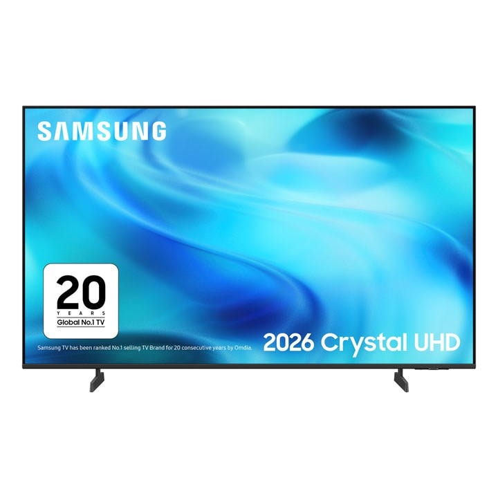Samsung 43 Inch Crystal Uhd U8020h 4K Vision Ai Smart Tv Black