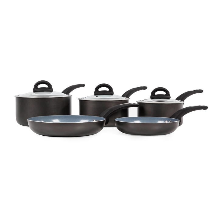 Tower 5-Piece Ceramic Coated Saucepan Set - Image 4