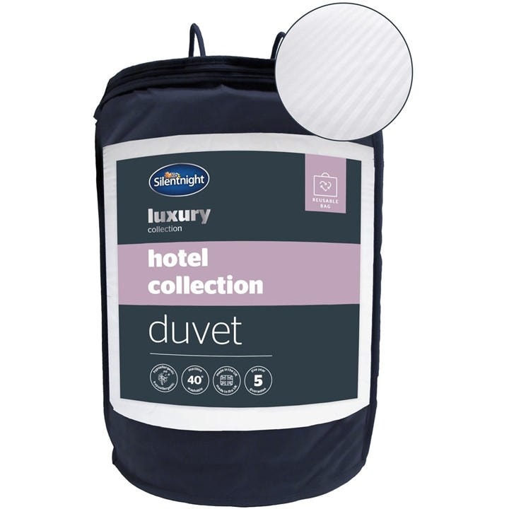 Silentnight Hotel Collection Duvet - 10.5 Tog White Single - Image 6